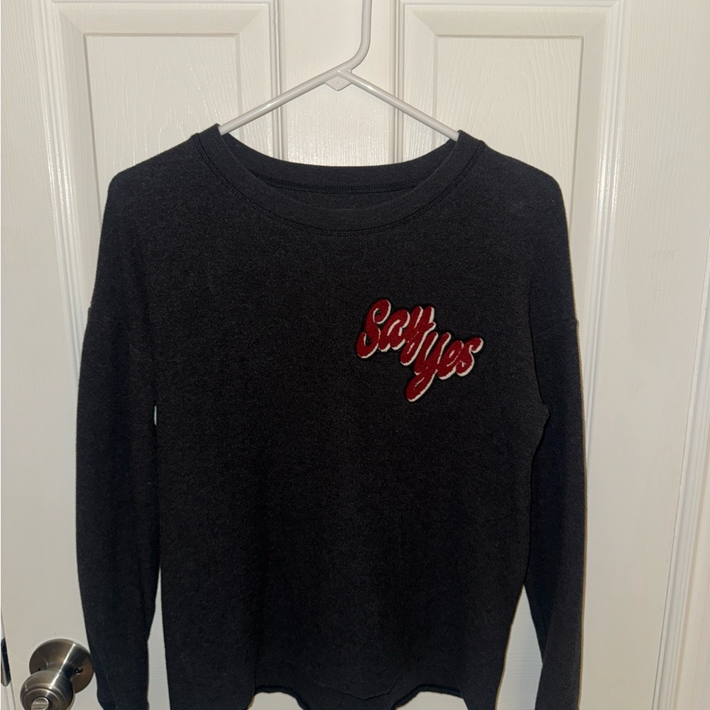 American Eagle Outfitters Dark Gray Sweater